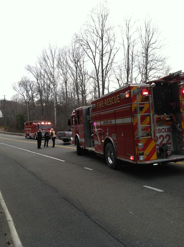 Rescue Wagon and Squad operating on a crash in the 22-02 local 